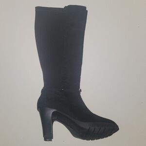 Dana Buchman Knee High Elegant Women's Black Boots Size 9